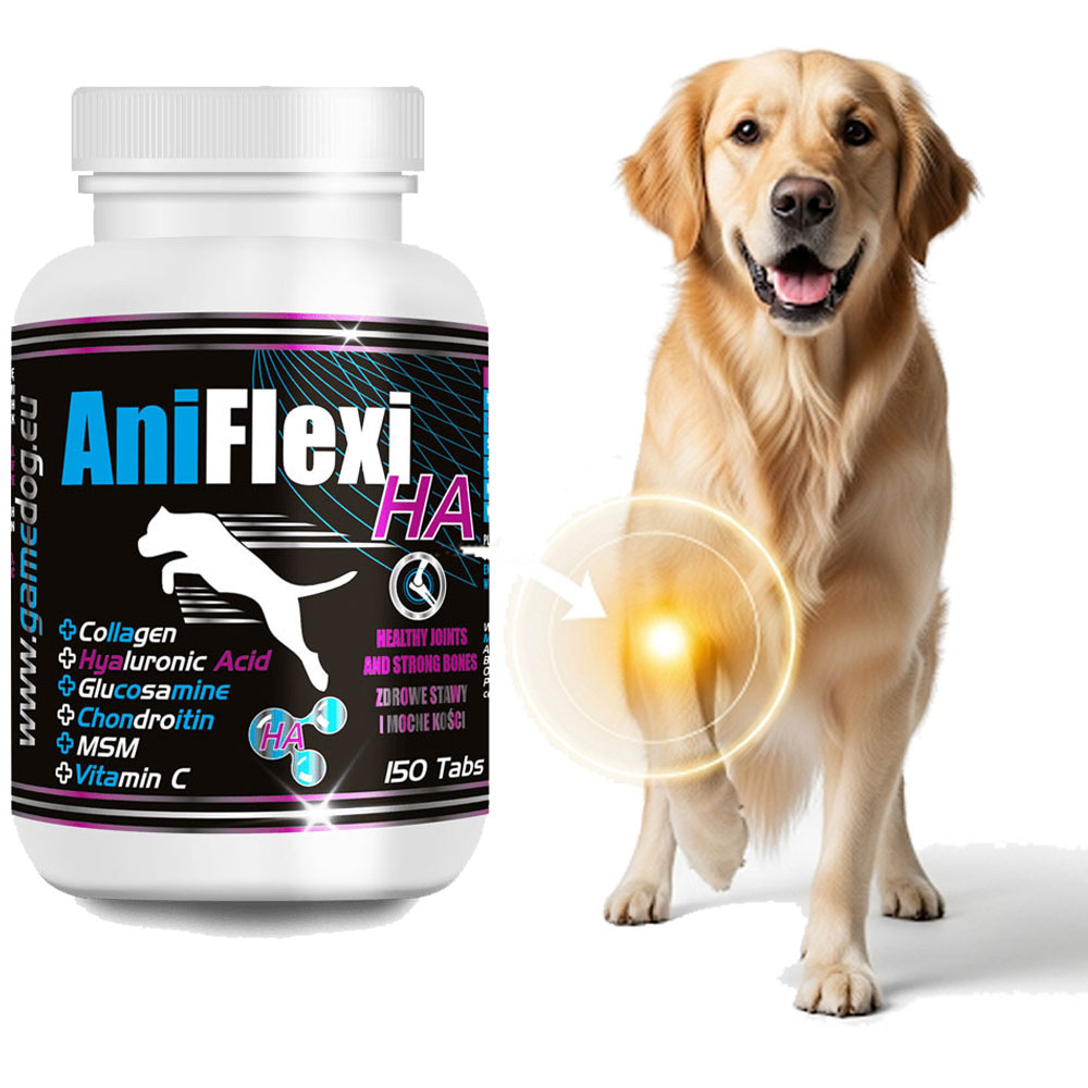 Levně Game Dog Aniflexi Ha 150TAB Na Klouby Psa Ani Flexi Dysplazie U Psa Kolagen
