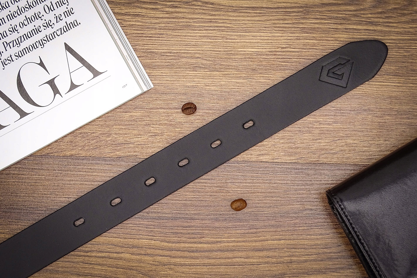 Długi 150cm Skórzany Damski Pasek do SPODNI Gracio Płeć kobieta