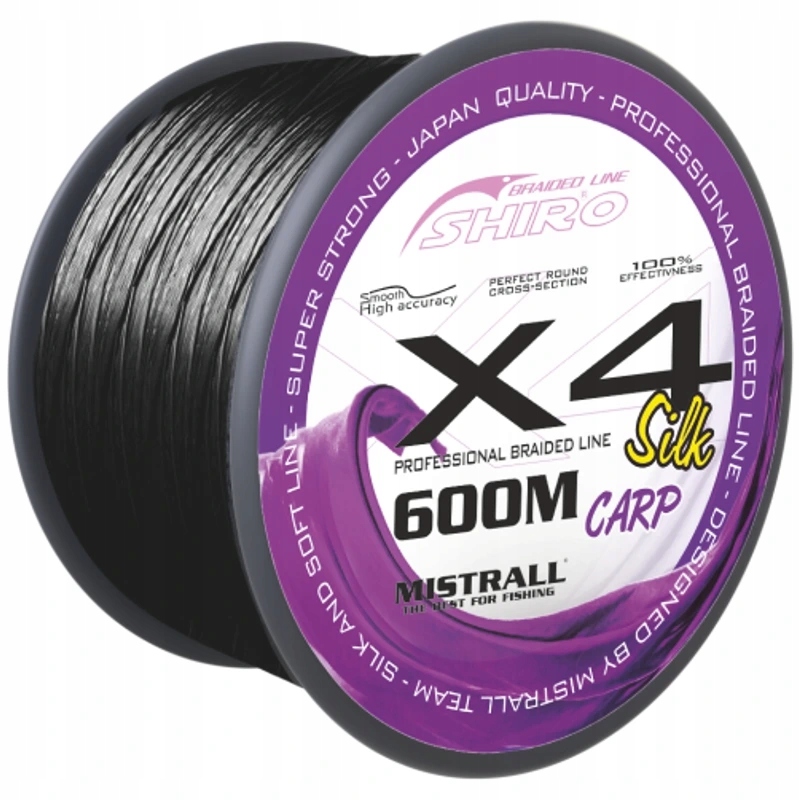 Mistrall przewód X4 Black Carp 600m Średnica: 0,25mm