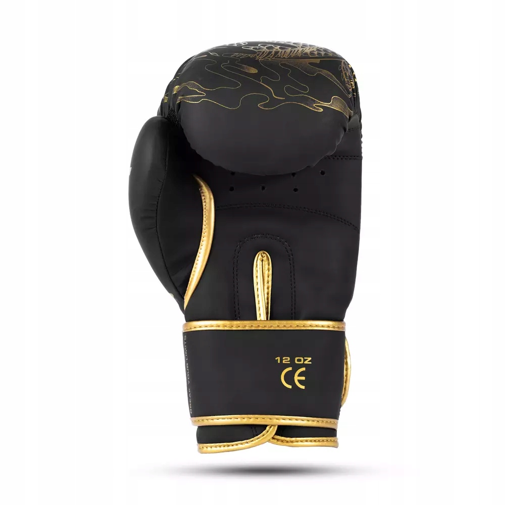 RĘKAWICE BOKSERSKIE SPARINGOWE TRENINGOWE BOKS NA WOREK DBX BUSHIDO 10 oz Model DBX-Gold-Dragon
