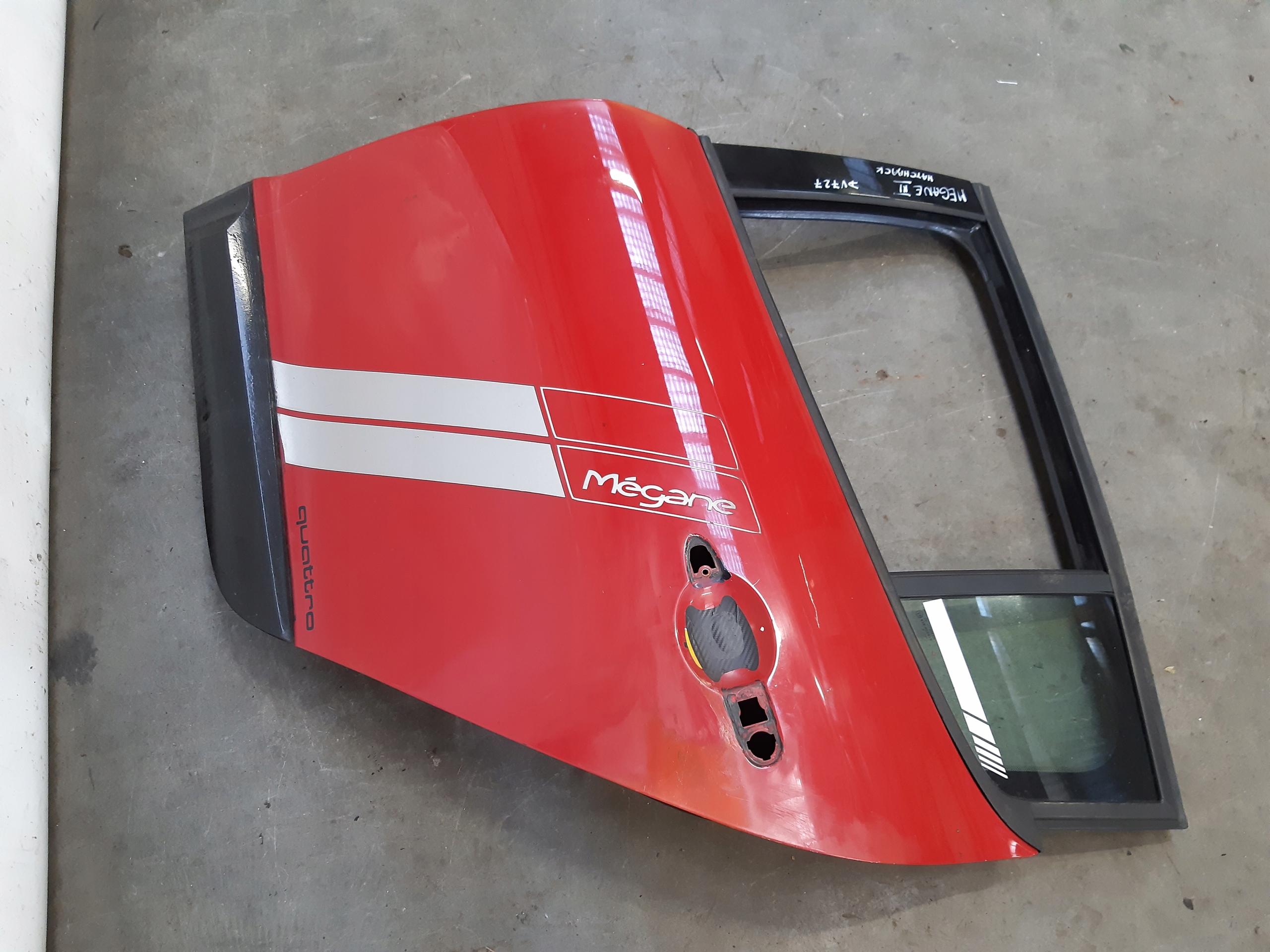 Tür links heck DV727 Renault Megane III