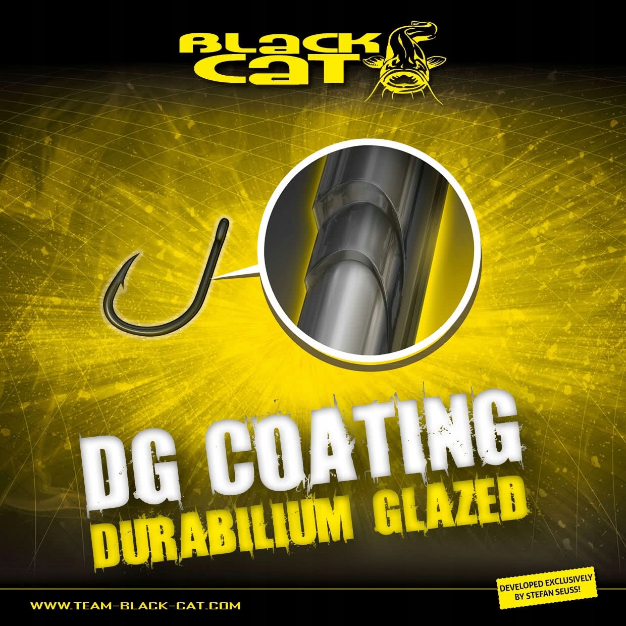 Haczyki Sumowe Black Cat 7/0 Ghost Rig Hook Dg Dg coating 5 pcs