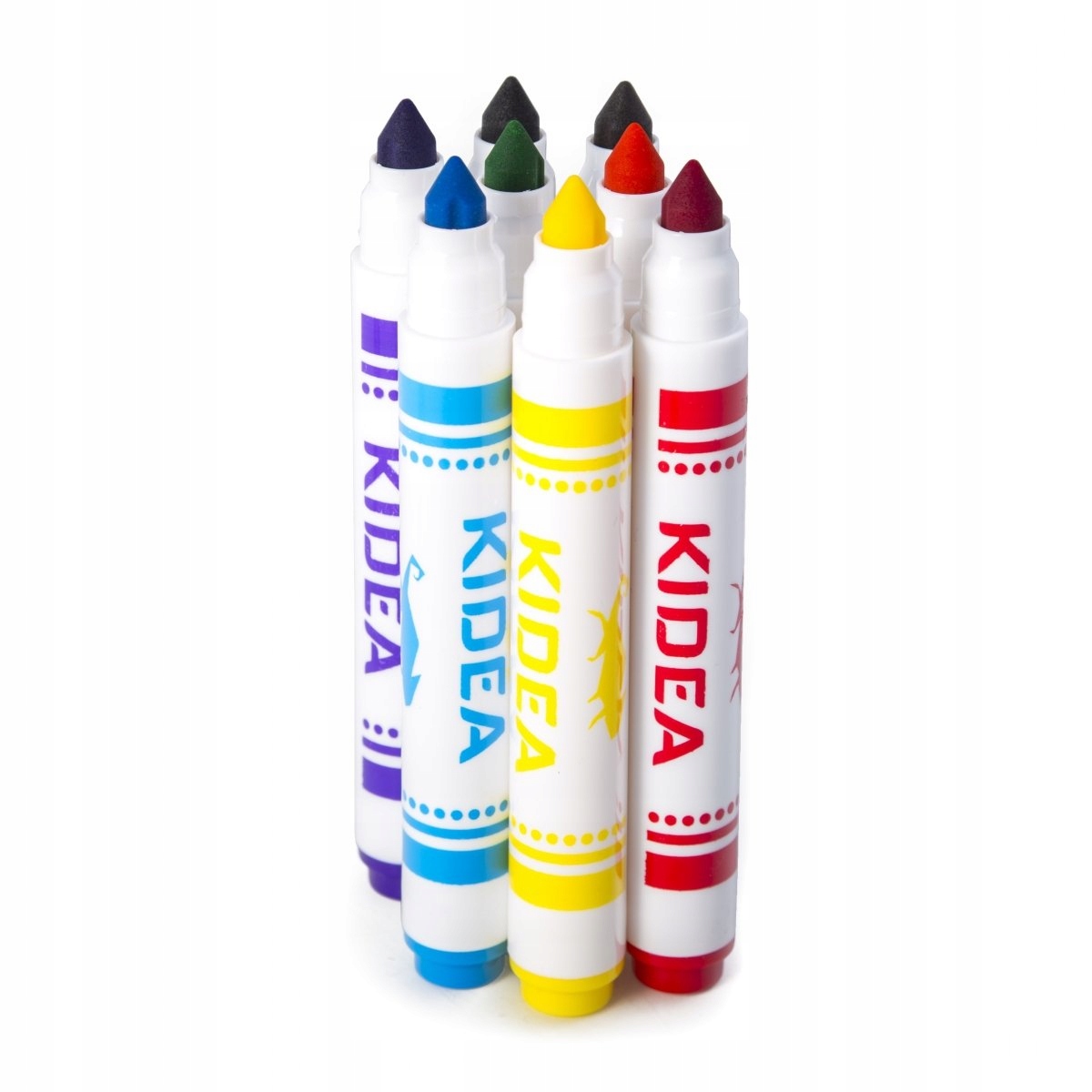 FLAMASTRY ZE STOŻ. KOŃCÓWKĄ JUMBO 8 KOL. 8097