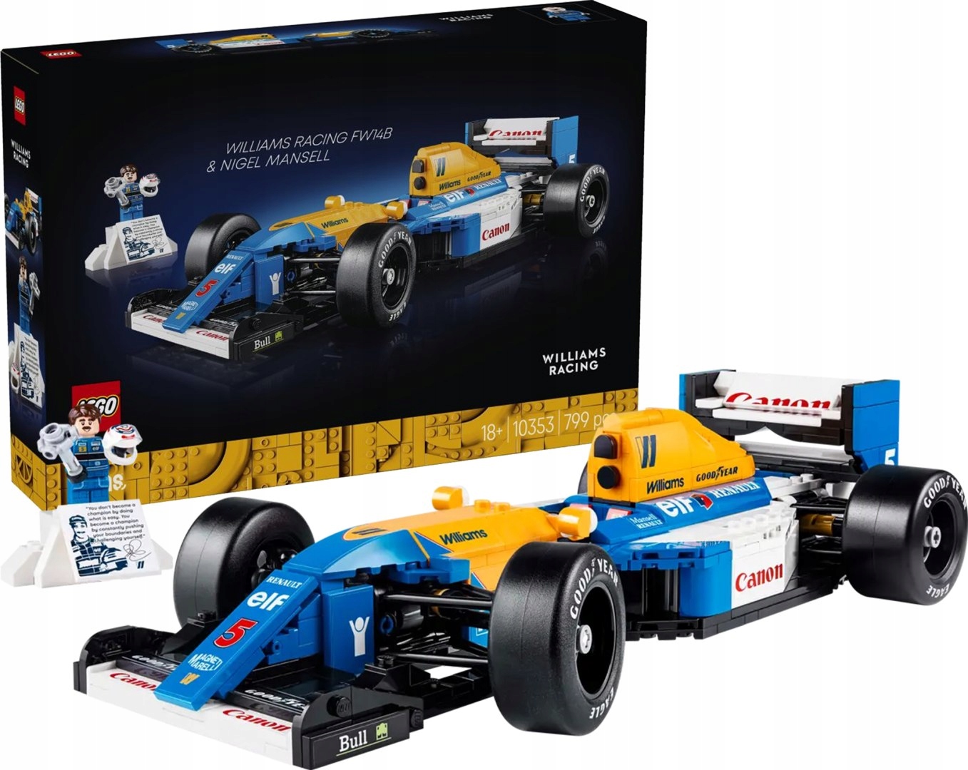 10353 Lego Icons Williams Racing FW14B a Nigel Mansell Lego