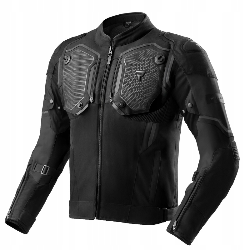 Textilná Motocyklová Bunda Rebelhorn Borg 2 Black M