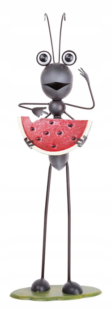 Mrówka Z Arbuzem Melonem Dekoracja Ogrodowa Ozdoba Figurka 21x18x61 cm