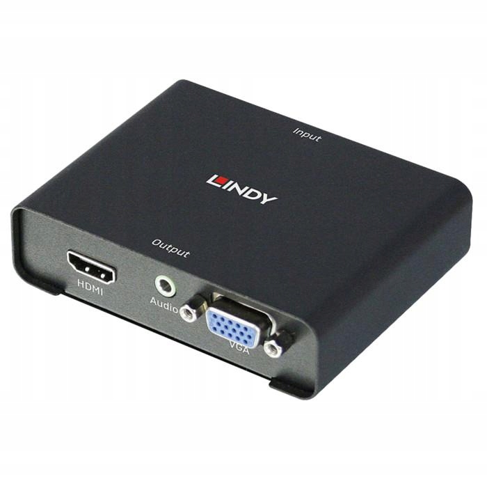 Lindy 38149 Rozbočovač Hdmi na Hdmi a Vga Audio Converter Hdcp