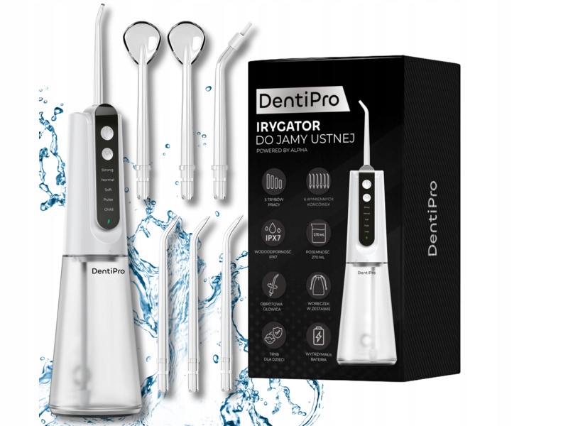 Irygator Alpha DentiPro SWF-04 Biały