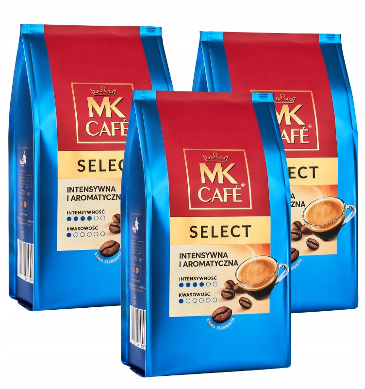 Levně Káva zrnková Mk Cafe Select 3x1 kg