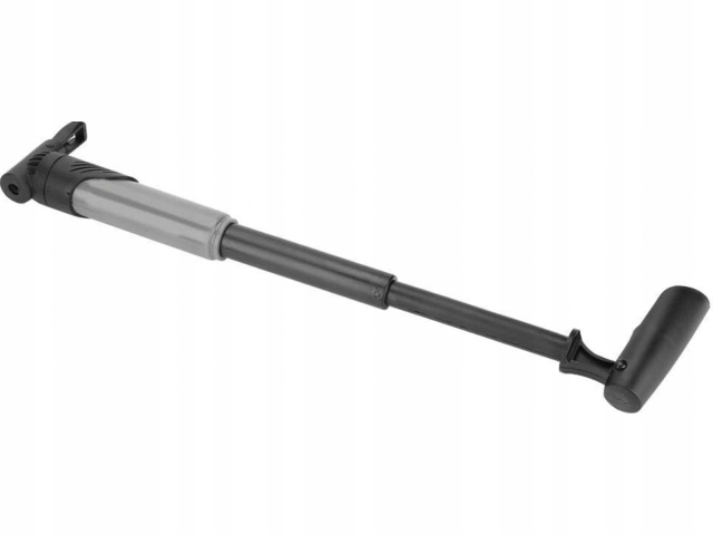 POMPKA ROWEROWA RĘCZNA MINI NA RAMĘ ROWER TELESKOPOWA TURYSTYCZNA LEKKA Kolor szary