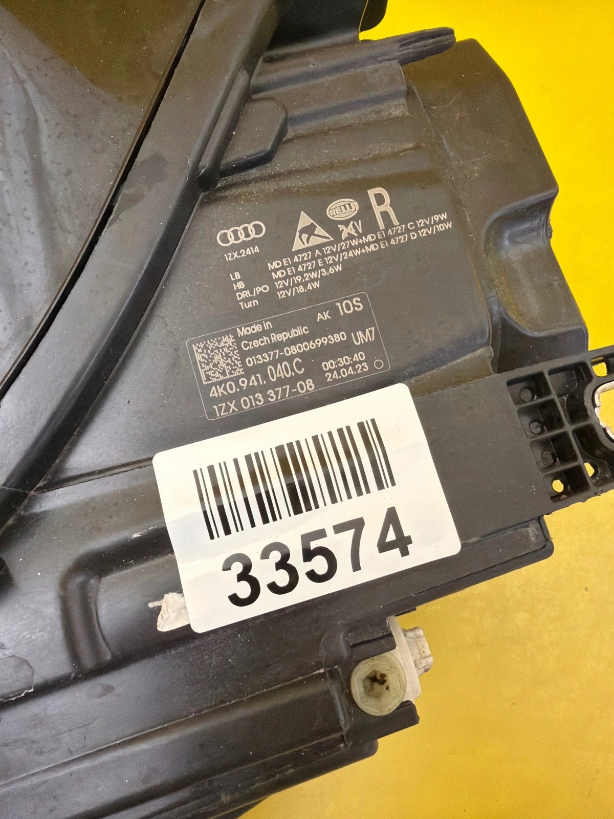 Licht rechts Audi A6 C8 Matrix 4K0941040C