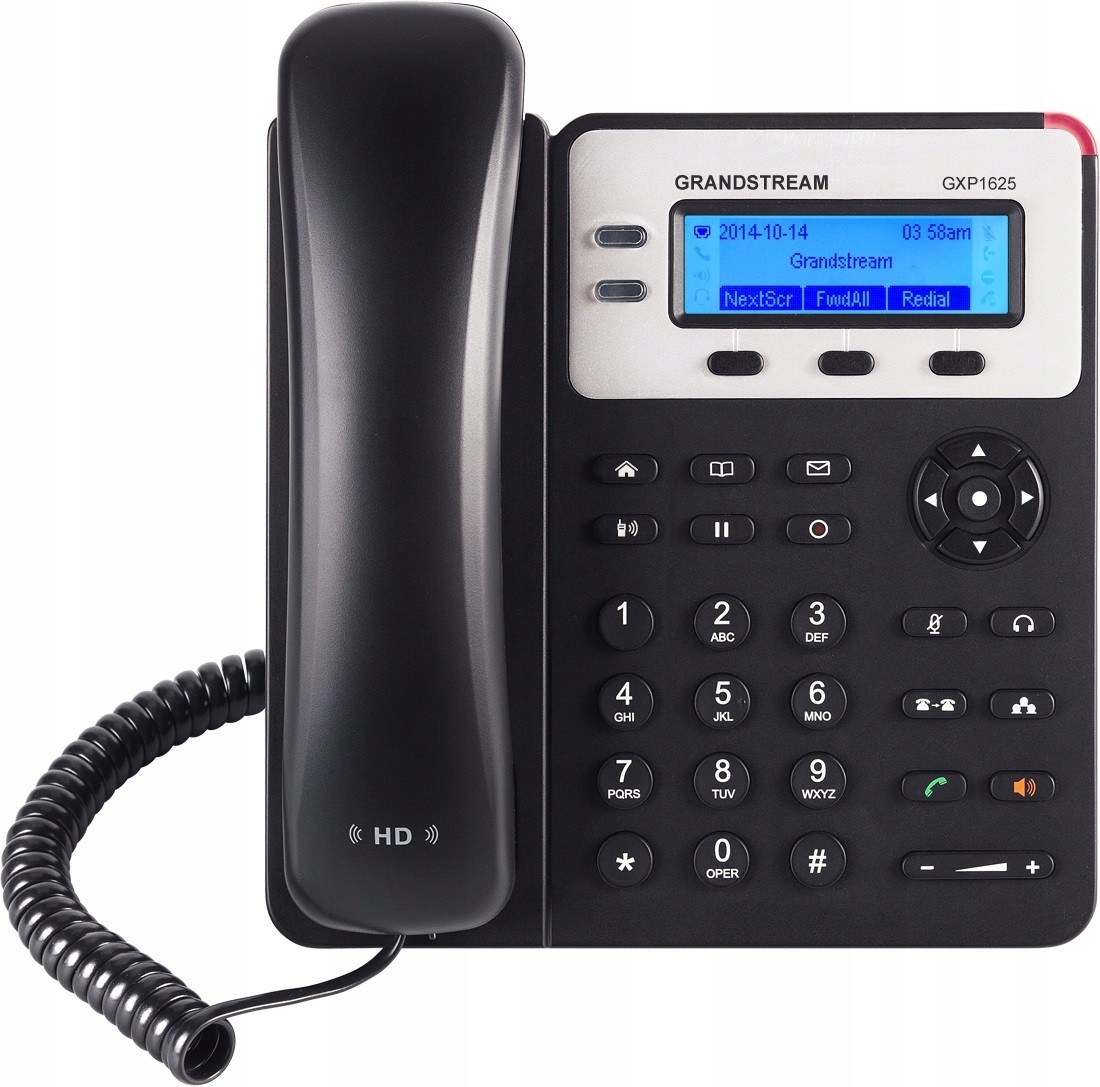 Grandstream GXP-1625/ VoIP telefon/ LCD display/ 2x Sip/ 2x Lan/ Srtp/ Tls/
