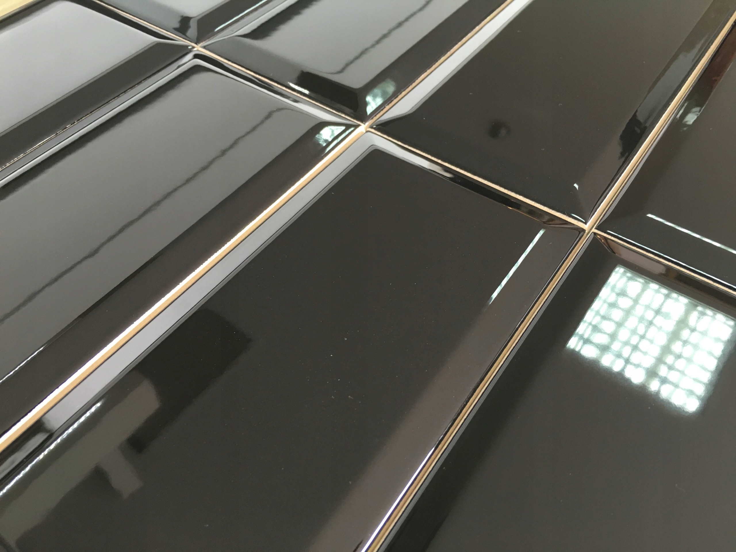 Płytki kafle Czarne Nero 10x20 ściana Tamoe Parady Marka Paradyż