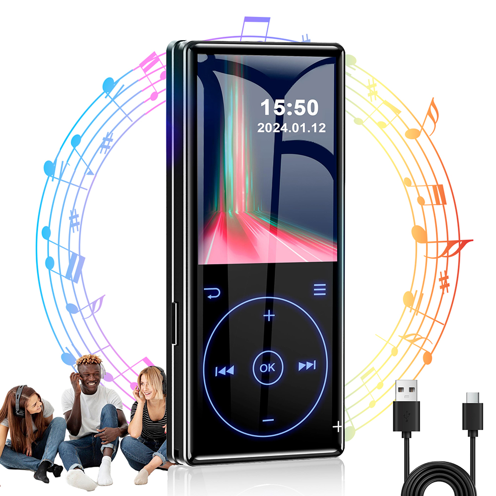 MP3 přehrávač MP4 16GB Fm Video Bezdrátový Bluetooth 5.0 HiFi