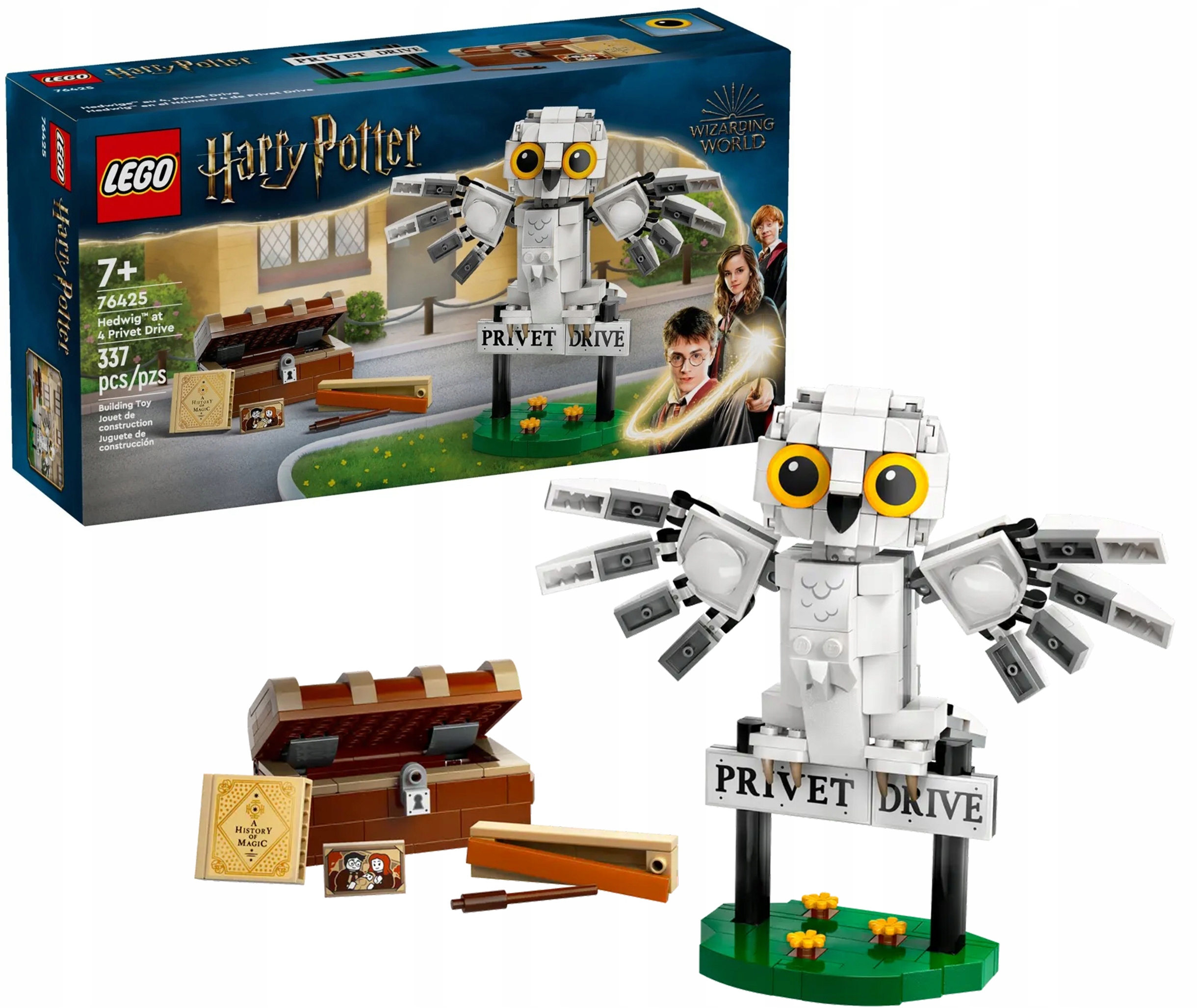 Lego Harry Potter Hedvika s návštěvou na ulici Zobí ulice 4 76425