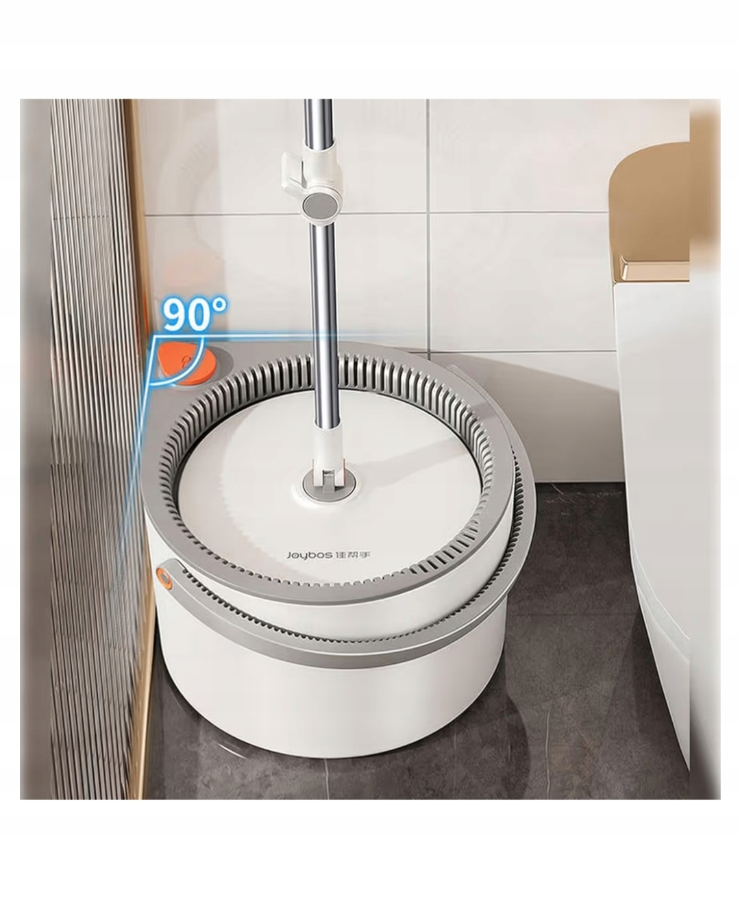 Levně Mop a kbelík Joybos se 2 vyměnitelnými nástavci odděluje špinavou a čistou vodu