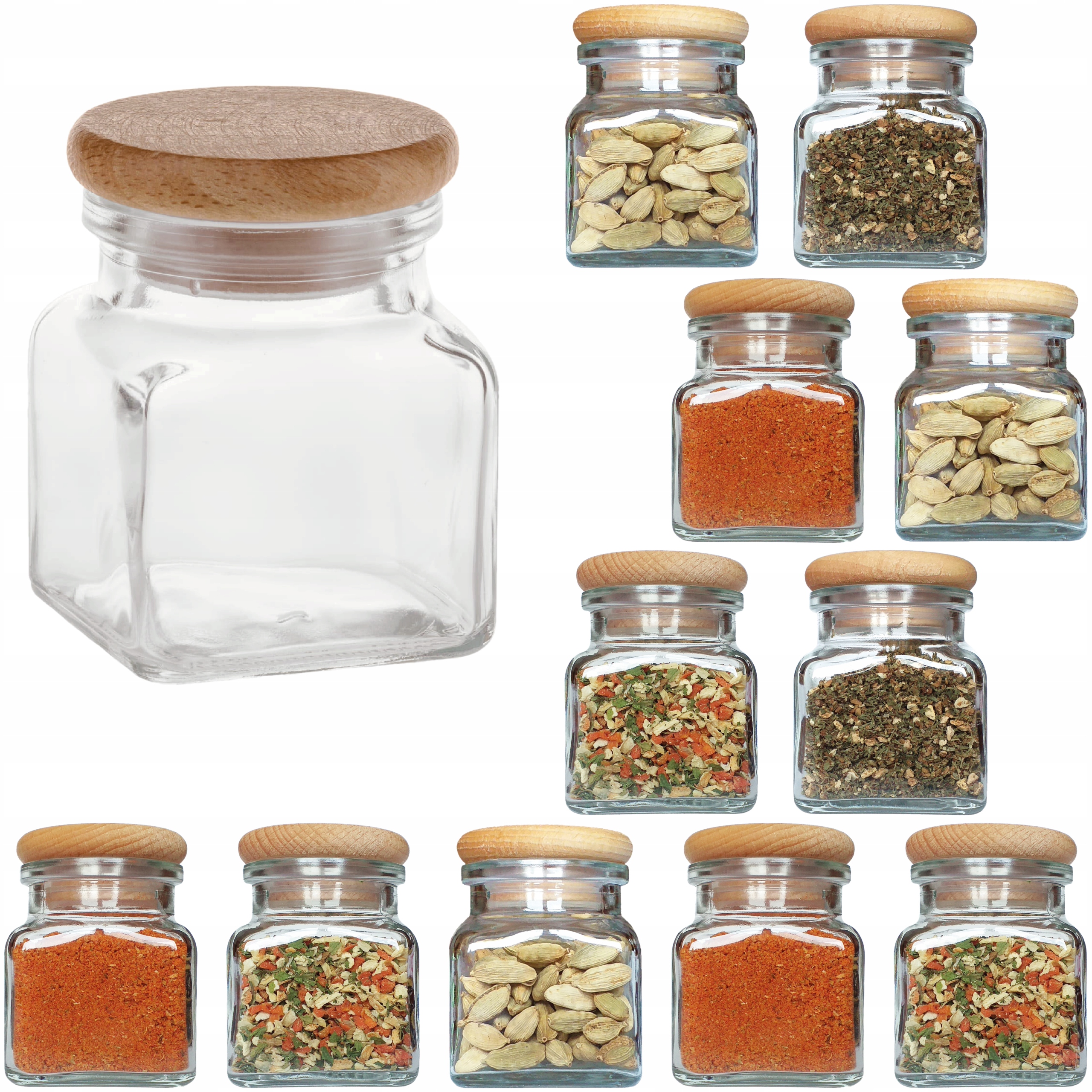 

12 szt słoik słoiczek pojemnik na przyprawy 120mlD