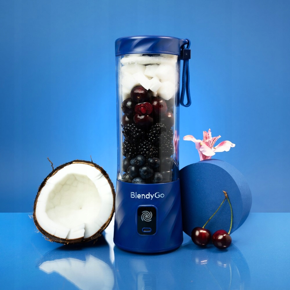 BLENDYGO 3 Blender Smoothie Maker Mini Przenośny USB 550 ml BPA Free — miniatura 13