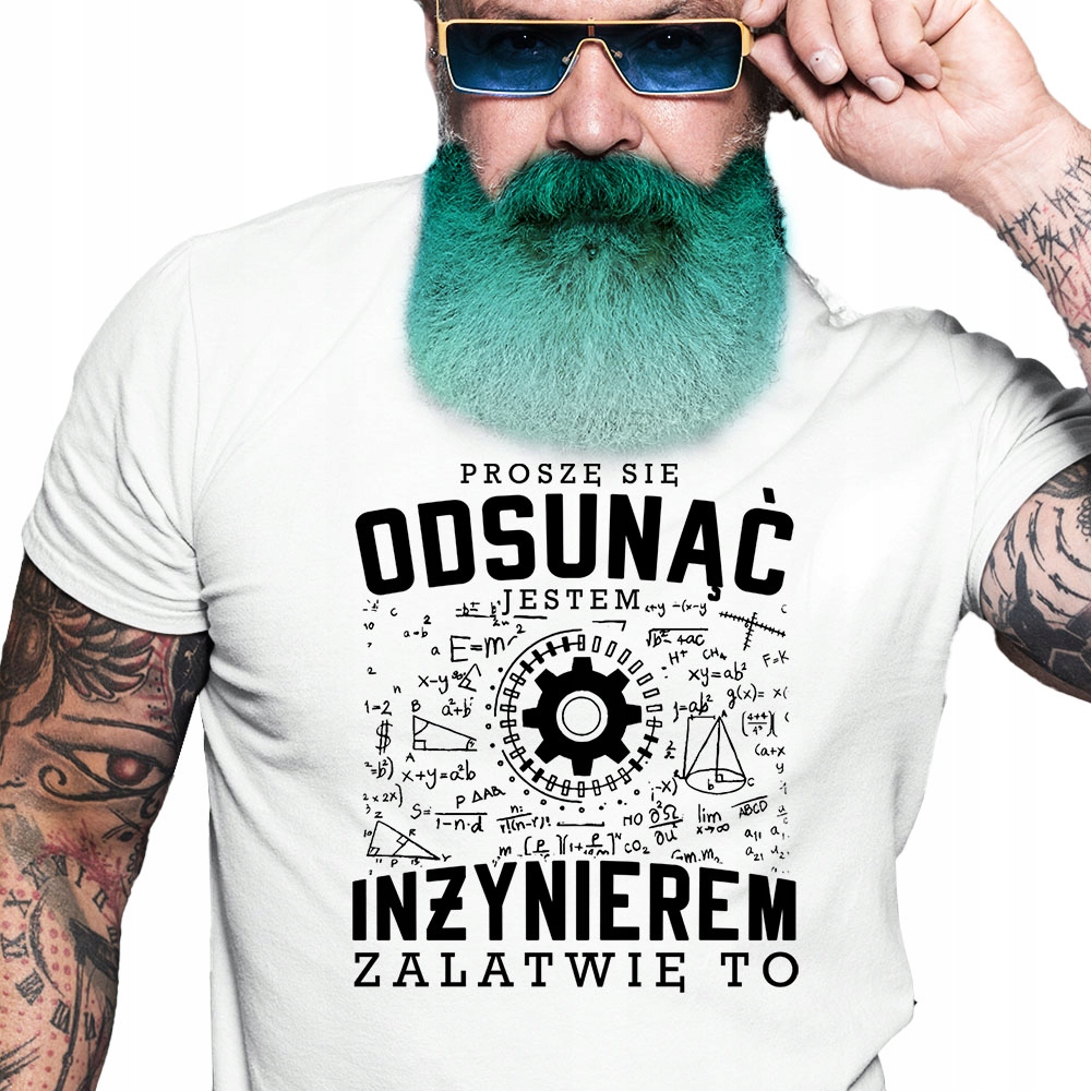 

Proszę się odsunąć Inzynierem Śmieszna Koszulka L
