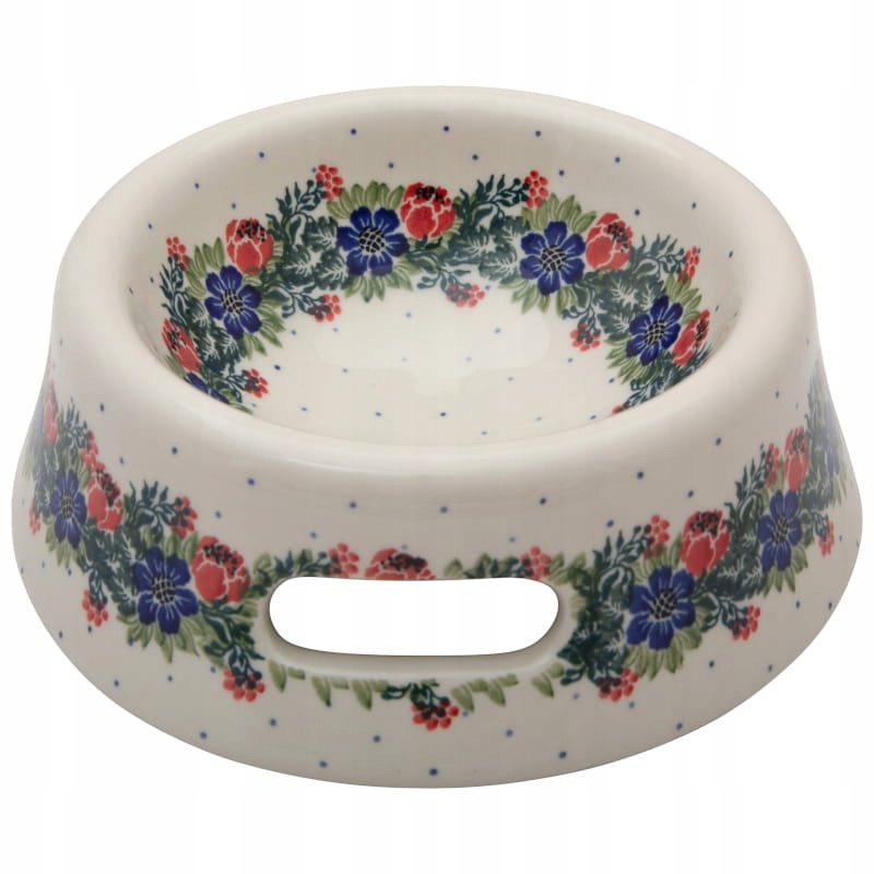 Miska dla psa Miska dla kota 21 cm Ceramika Artystyczna Bolesławiec 1535
