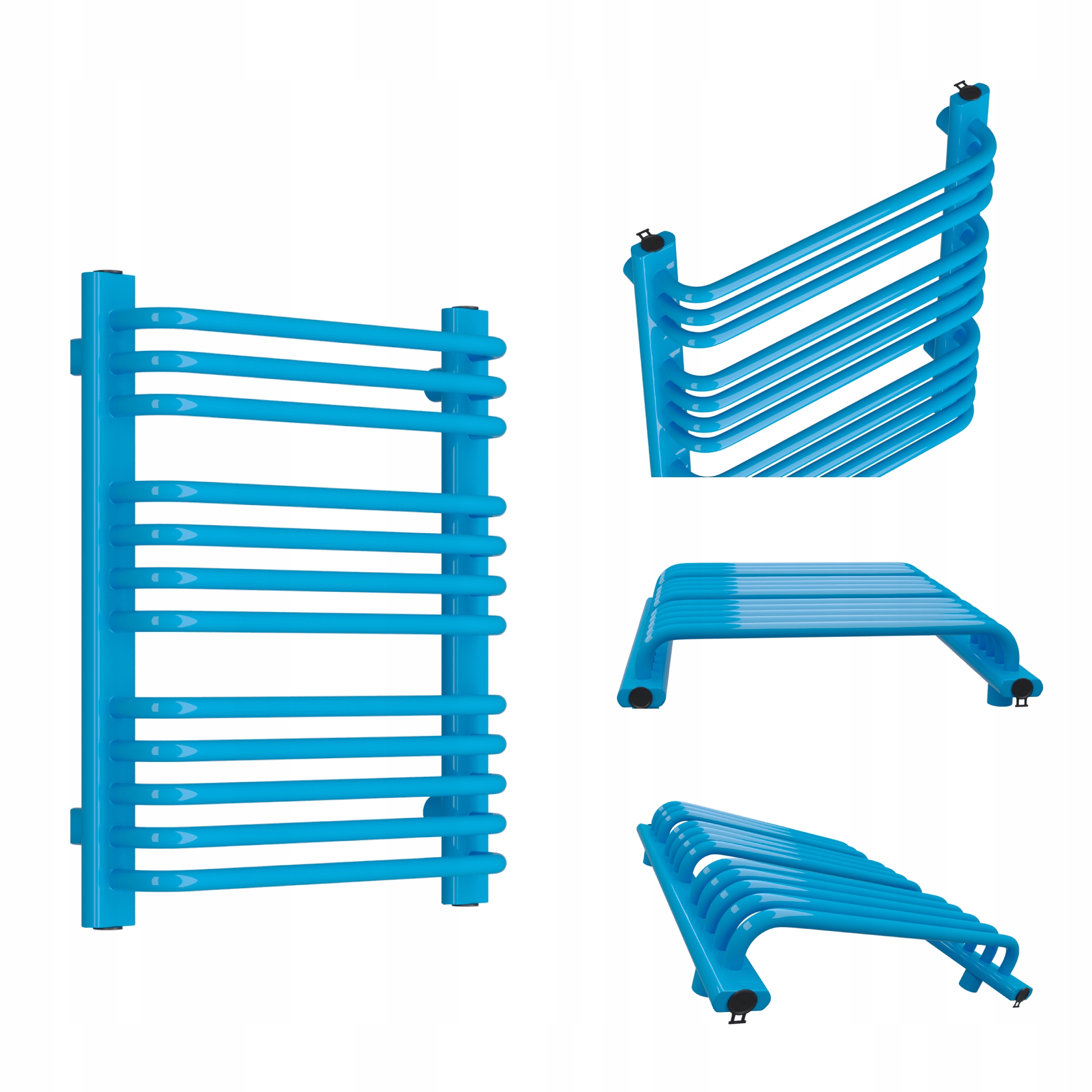 Koupelnový Radiátor Stella 1580x450 Modrý