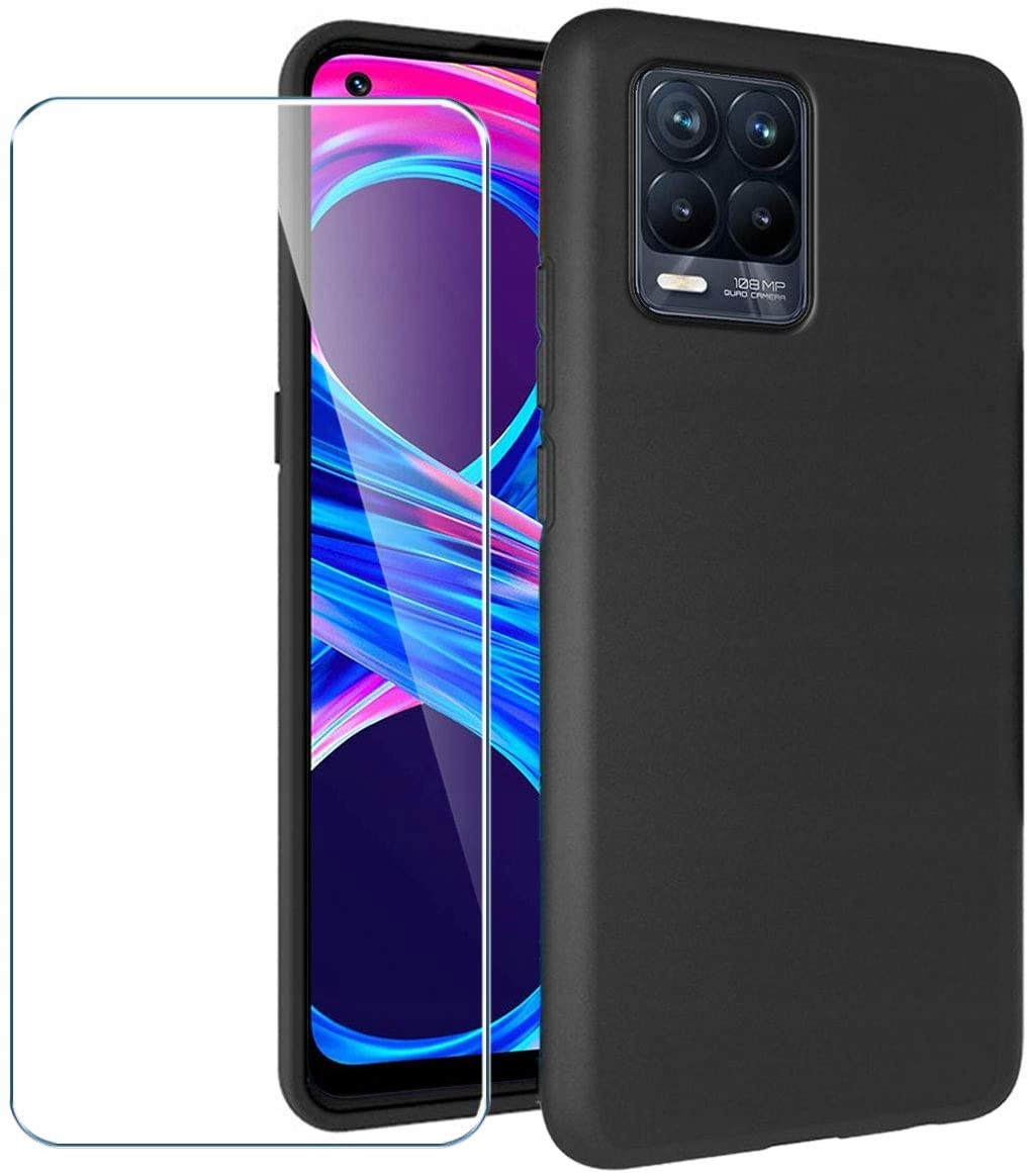 

Etui do Realme 8 8 Pro Soft Black Matt+ Szkło