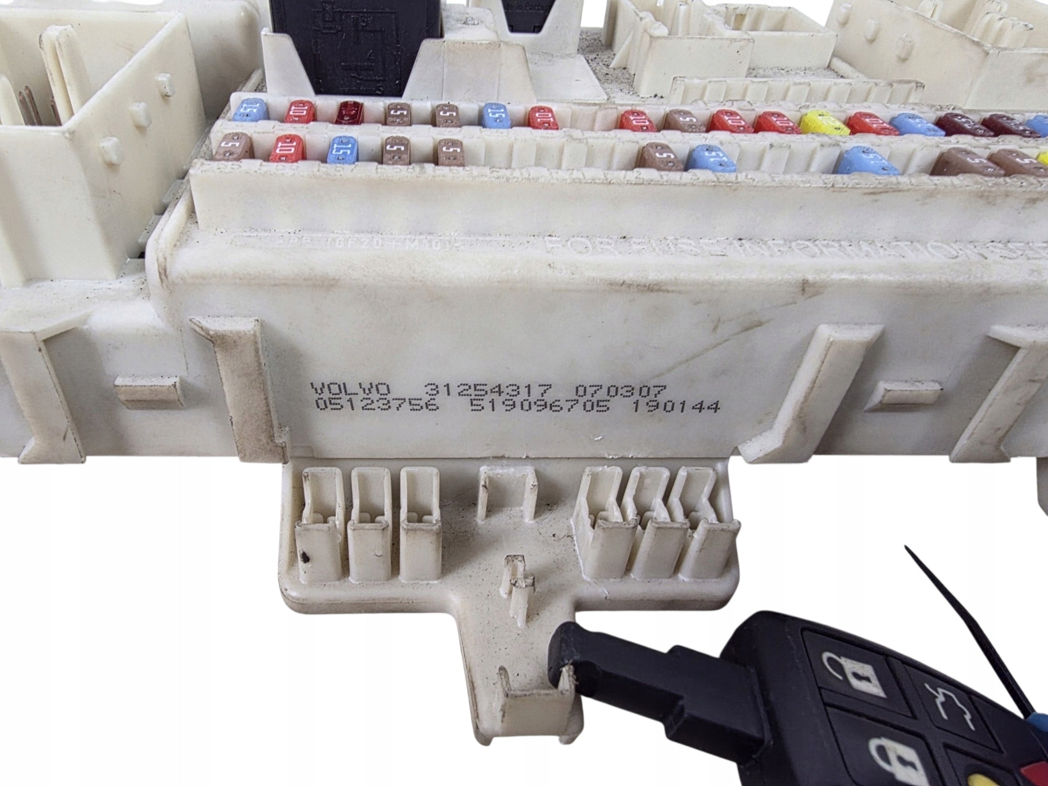 VOLVO C30 S40 V50 fuse box BSI + key 31254317
