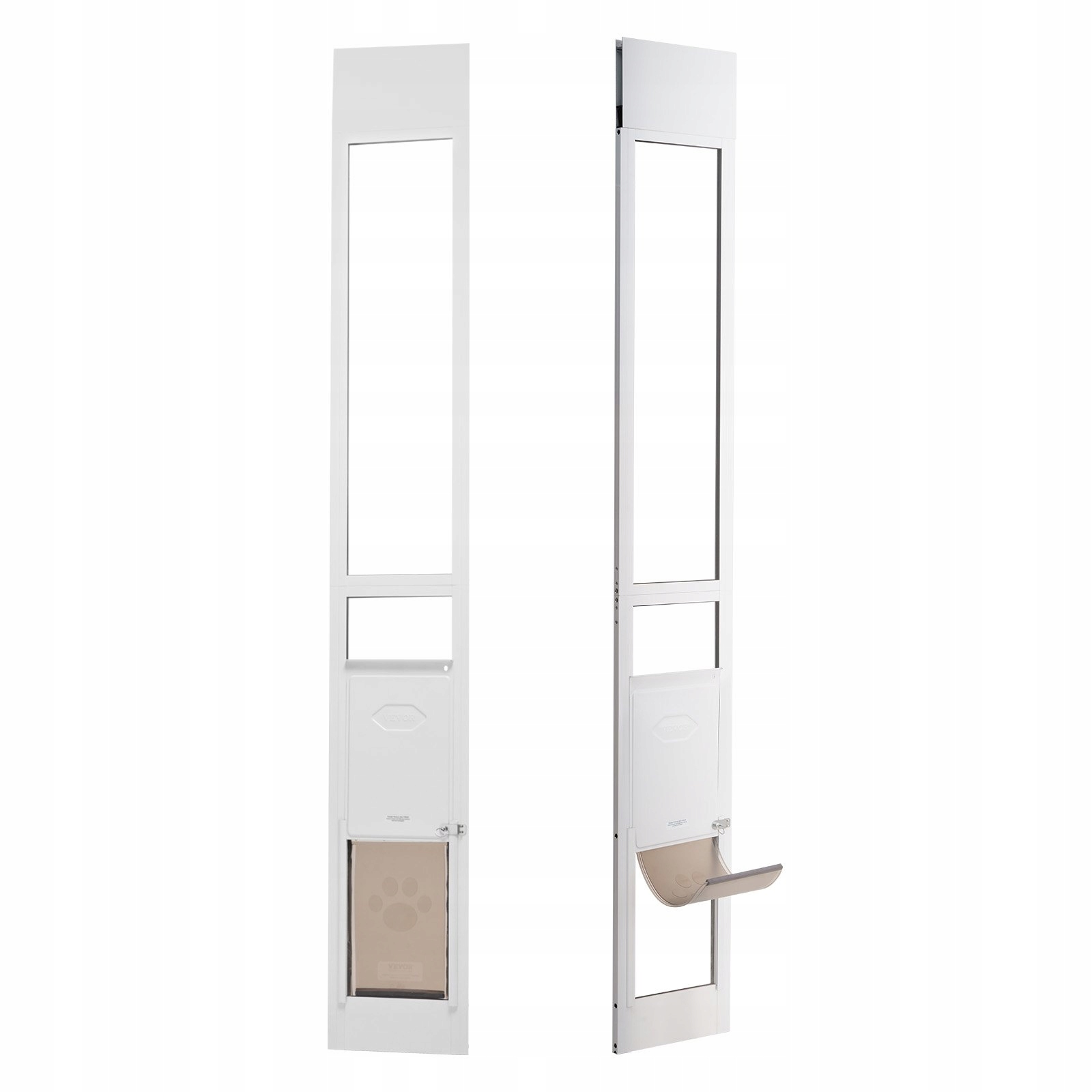 Levně Dvířka pro psy pro posuvné dveře Hliníková regulace výšky M