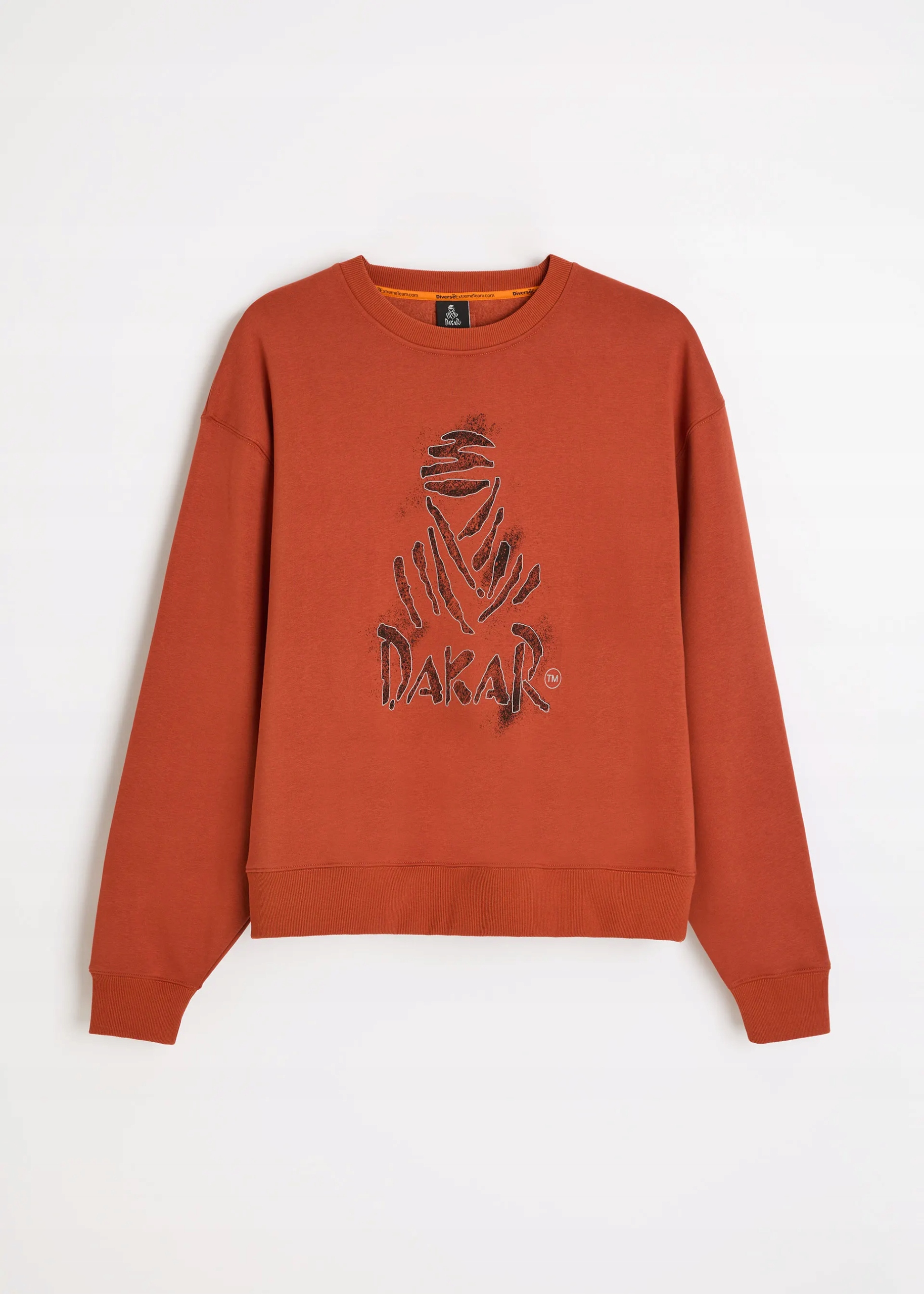 Bluza męska bez kaptura Diverse Dakar Dkr Dust C Rdzawy L