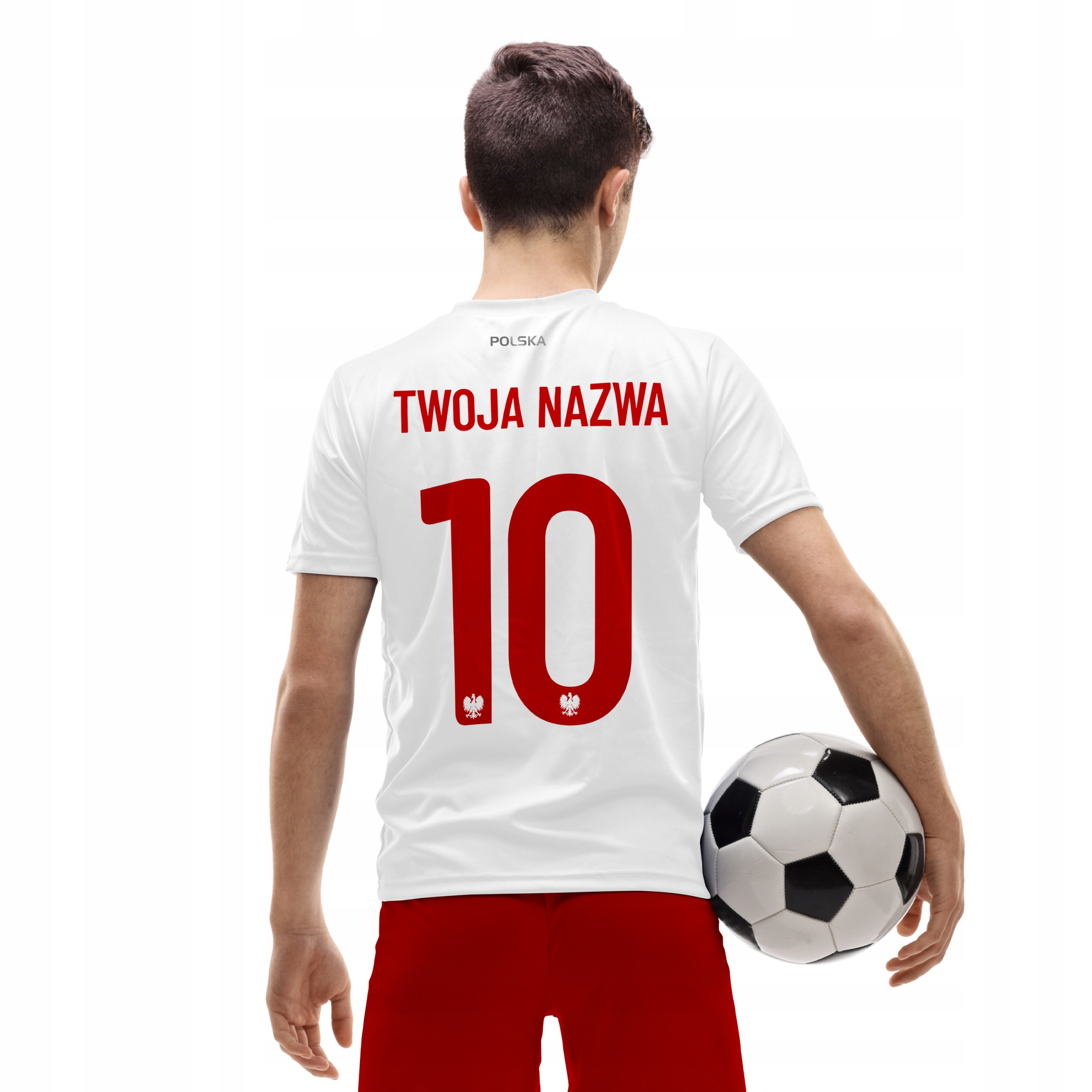 Polska Koszulka Piłkarska z Własnym Nadrukiem Marka inny