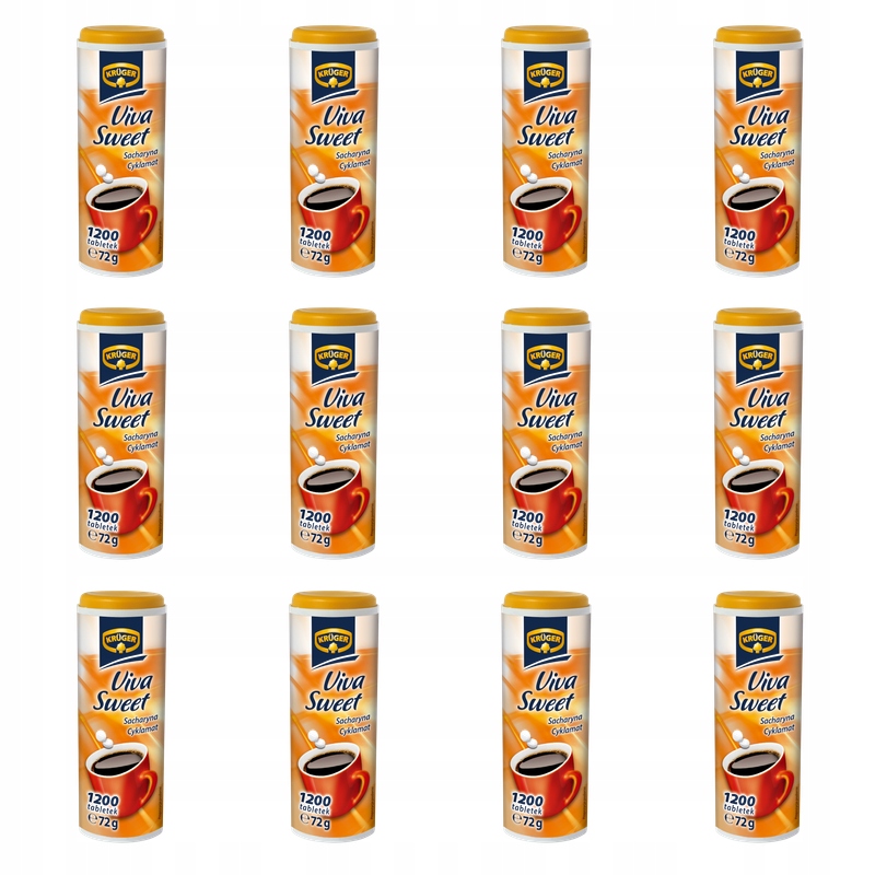Kruger Sladidlo Viva Sweet Sacharin Cyklamat 1200 tabl. 72g X12
