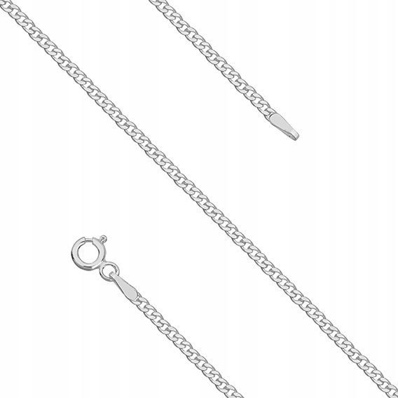 Łańcuszek srebrny męski PANCERKA 2,2 mm 45cm 925 Stan opakowania oryginalne