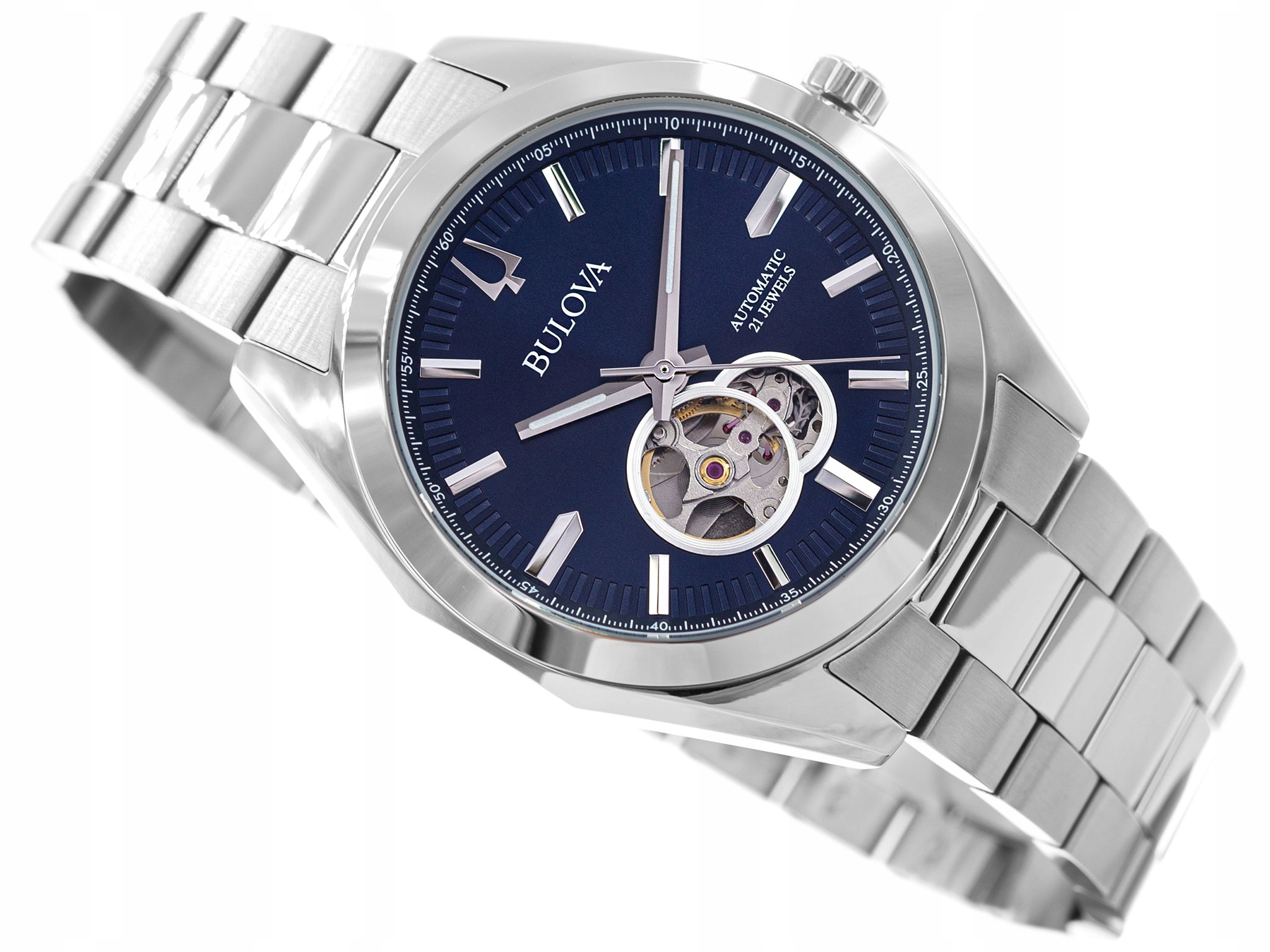 Męski Zegarek Bulova 96A275 Surveyor Open Heart