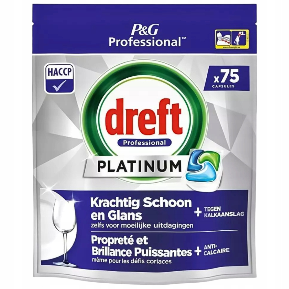 Levně Kapsle do myčky Dreft All in One Regular Platinum 75ks