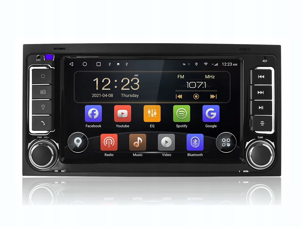 Isudar 2DIN autorádio T72-VW0708 Android 1167/RAM