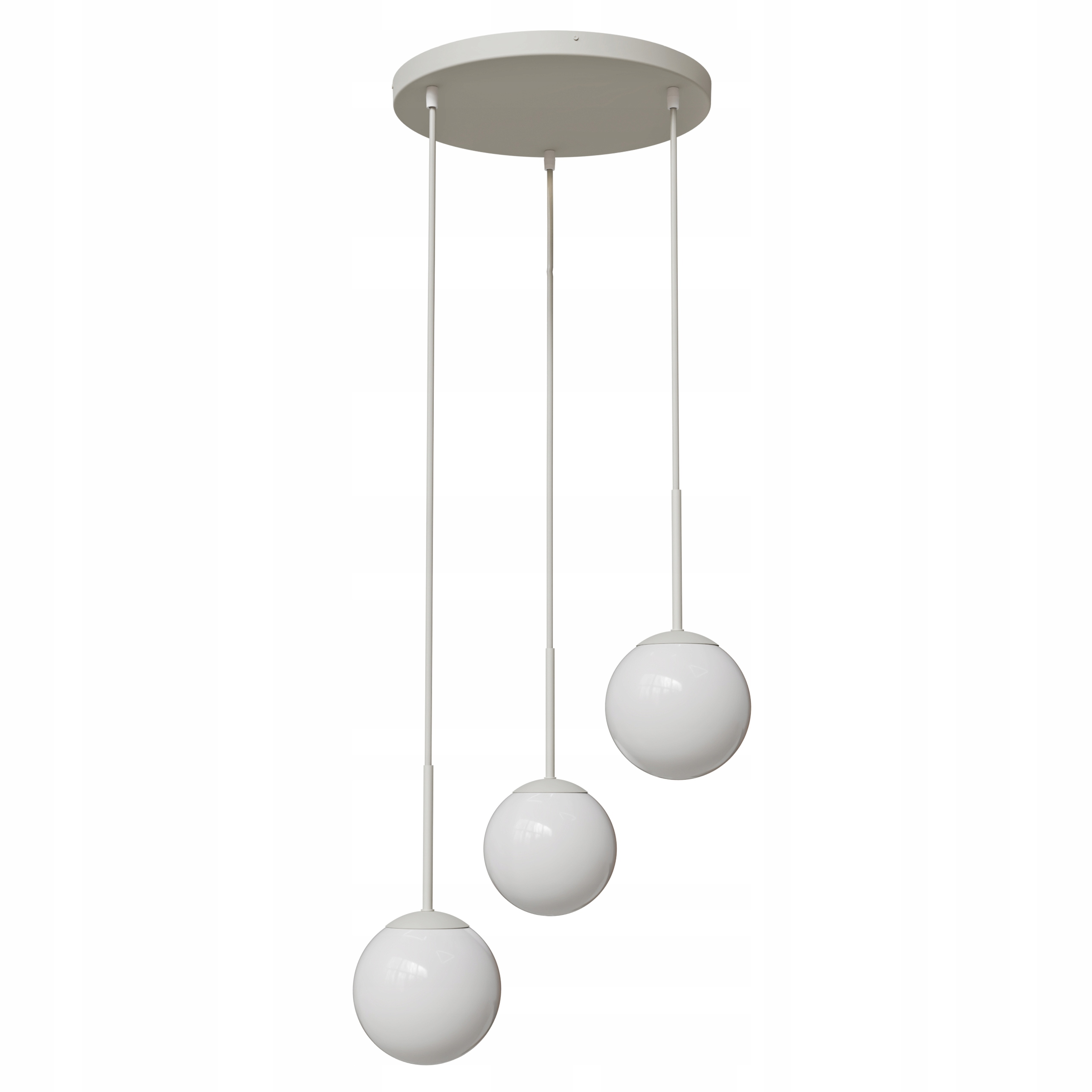 Závěsná stropní Led lampa 3x G9 Kule Mléčný lustr Loft Kašmírový lustr
