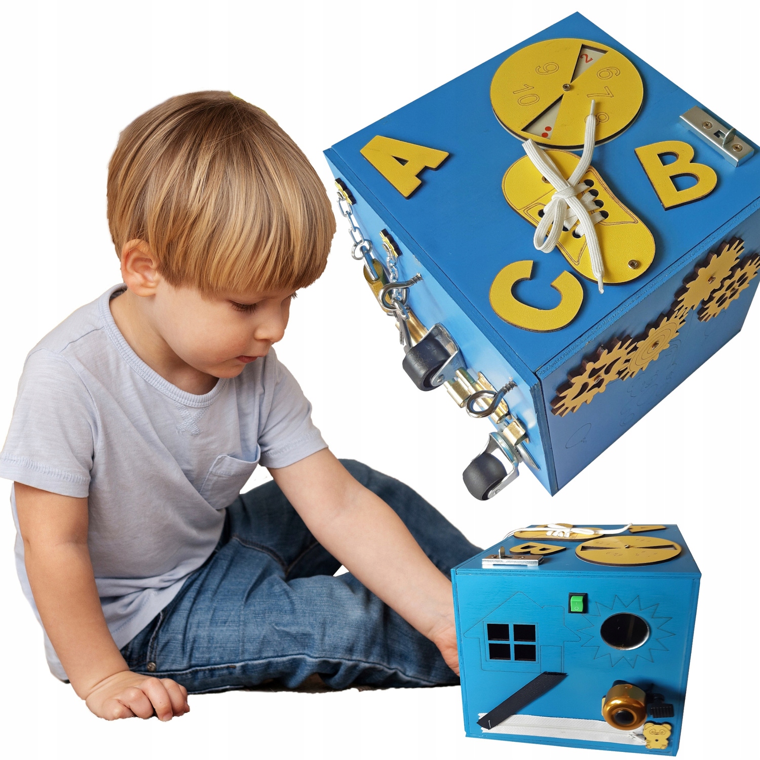 

Kostka Manipulacyjna Sensoryczna Montessori 16W1