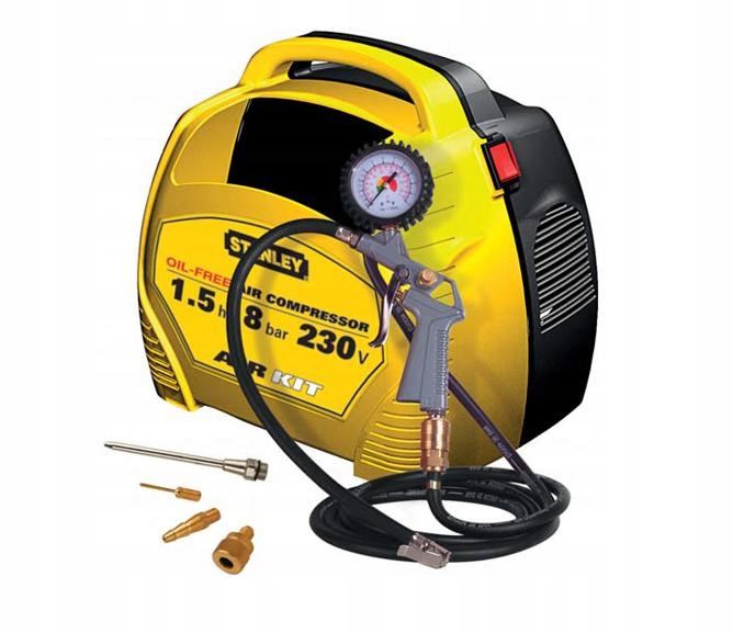 Stanley Bezolejový Kompresor Air Kit Ol 195 1,1KW 8 Bar