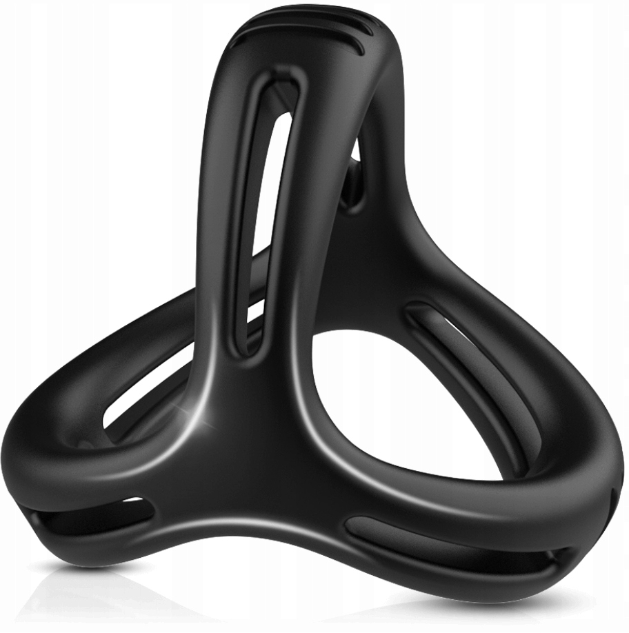 EROTYCZNY PIERŚCIEŃ EREKCYJNY COCK RING ELASTYCZNY ZACISK NA PENISA I JĄDRA