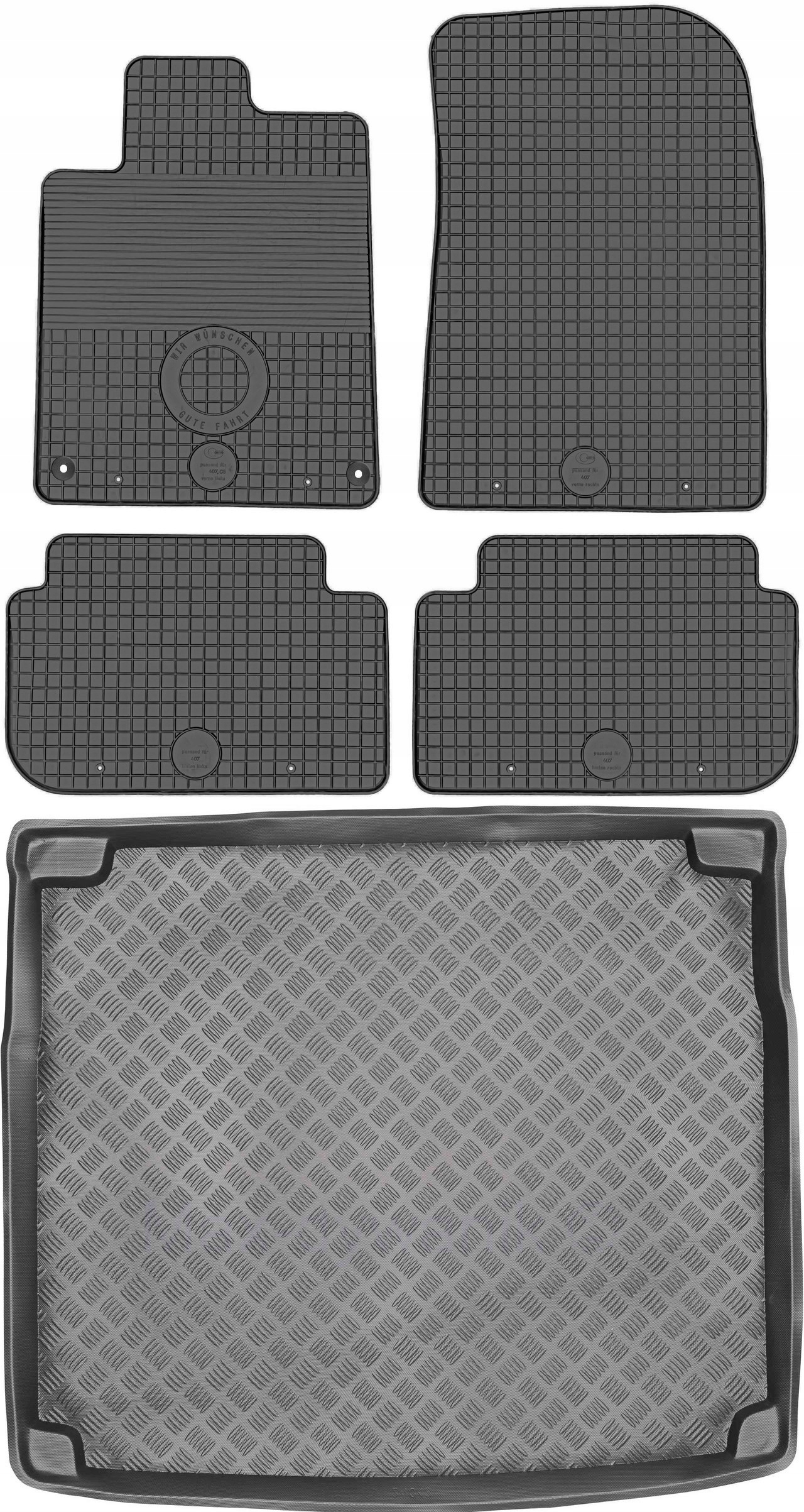 Peugeot 407 Sw 2004-2011 Koberce batožinový priestor