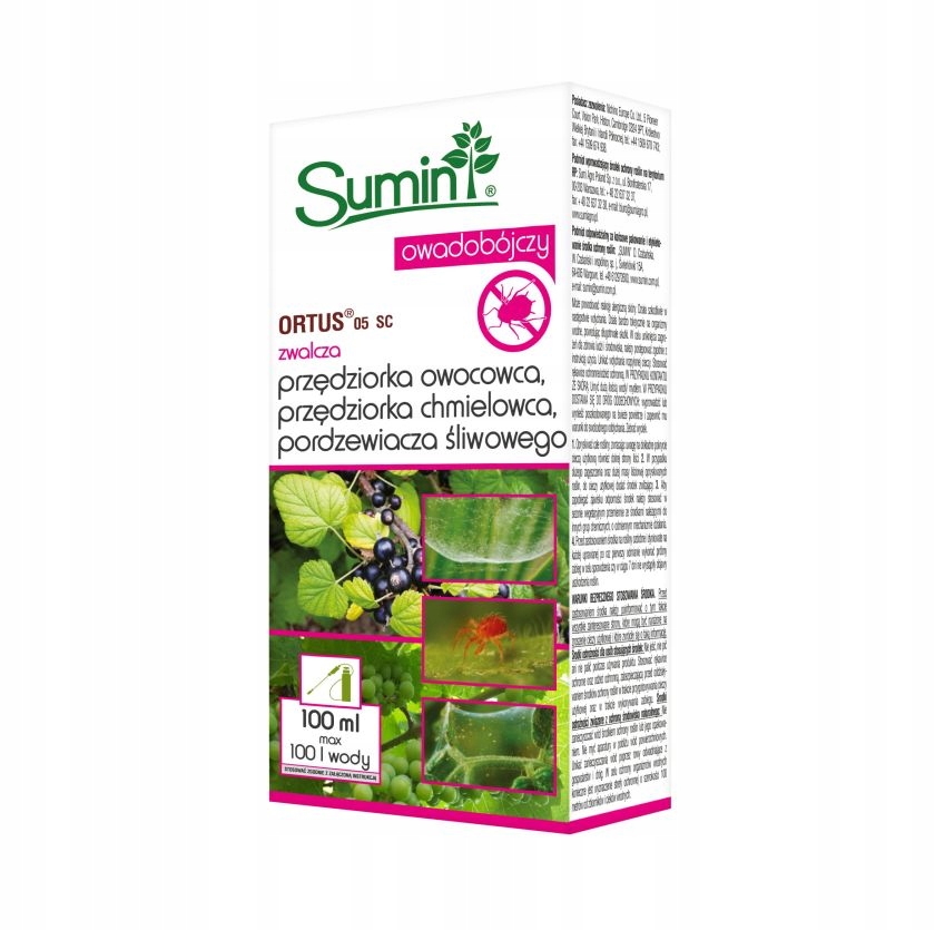 

Ortus 05 Sc 100 ml na przędziorki Sumin