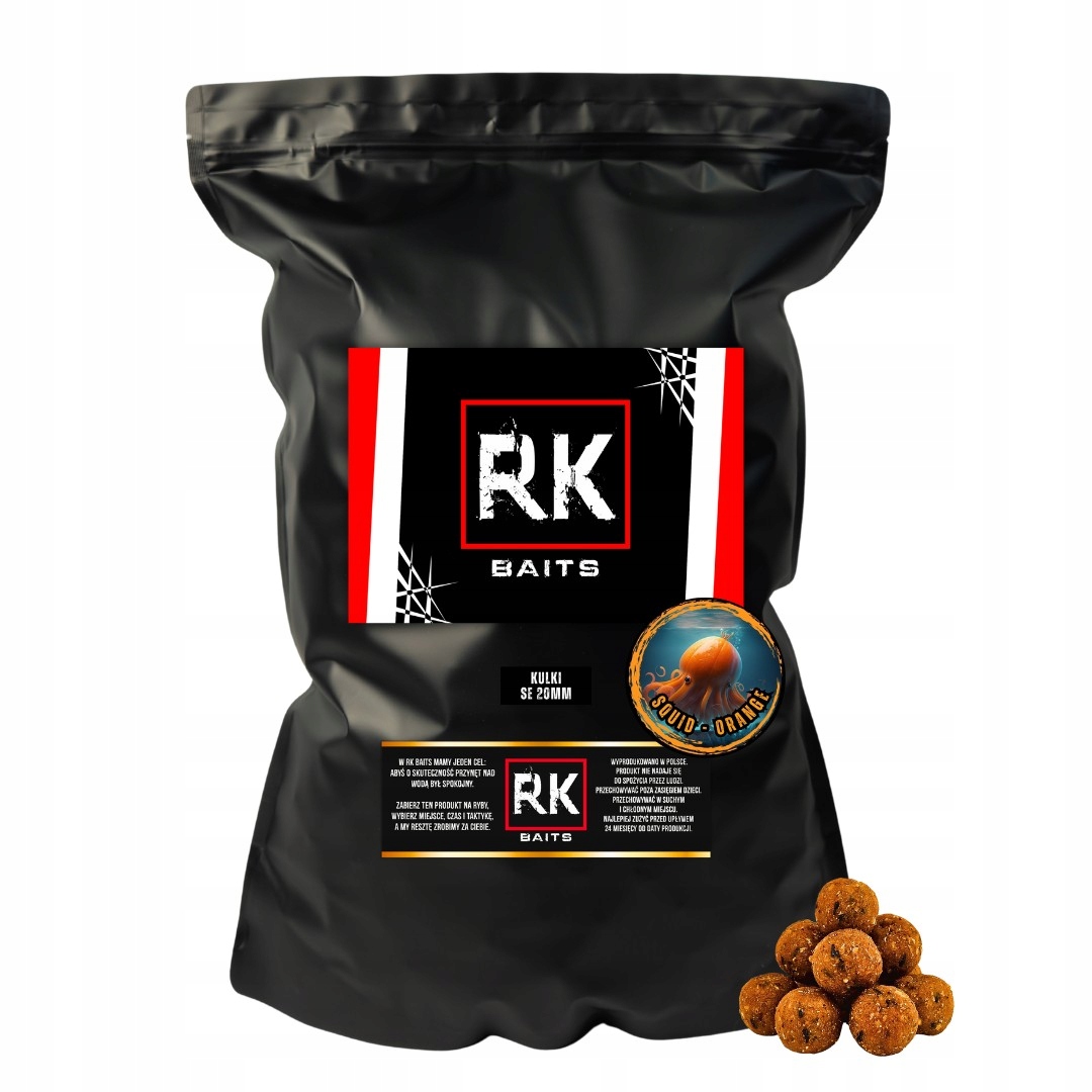 Kulki proteinowe Rk Baits Squid Orange Se 20mm 4kg