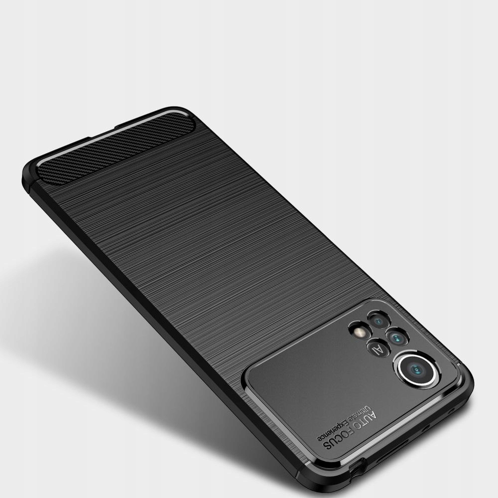 Etui Tpucarbon + Szkło do Xiaomi Poco X4 Pro 5G Kolor czarny