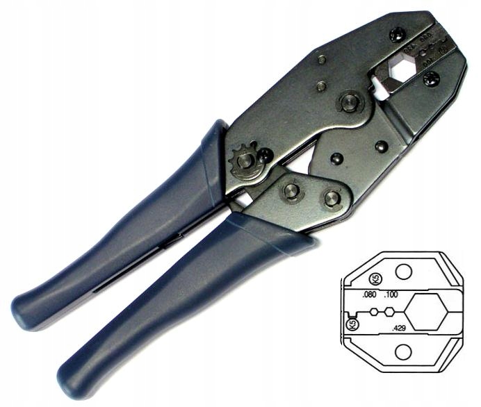 Zaciskarka Bnc Tnc Uhf Sma Fme N RG11 H1000 RG213