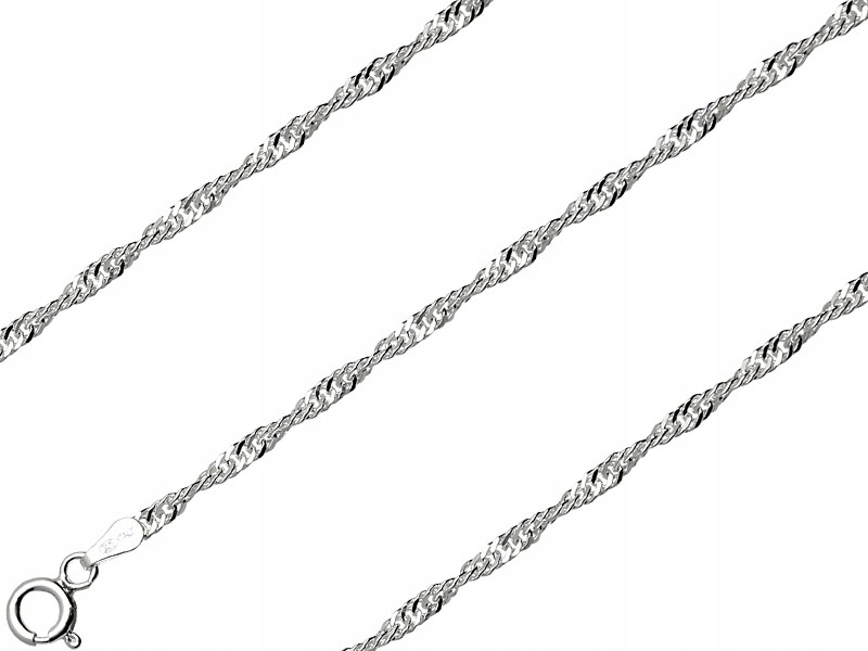 

Łańcuszek Srebrny Singapur 80CM 2,2MM SREBRO925