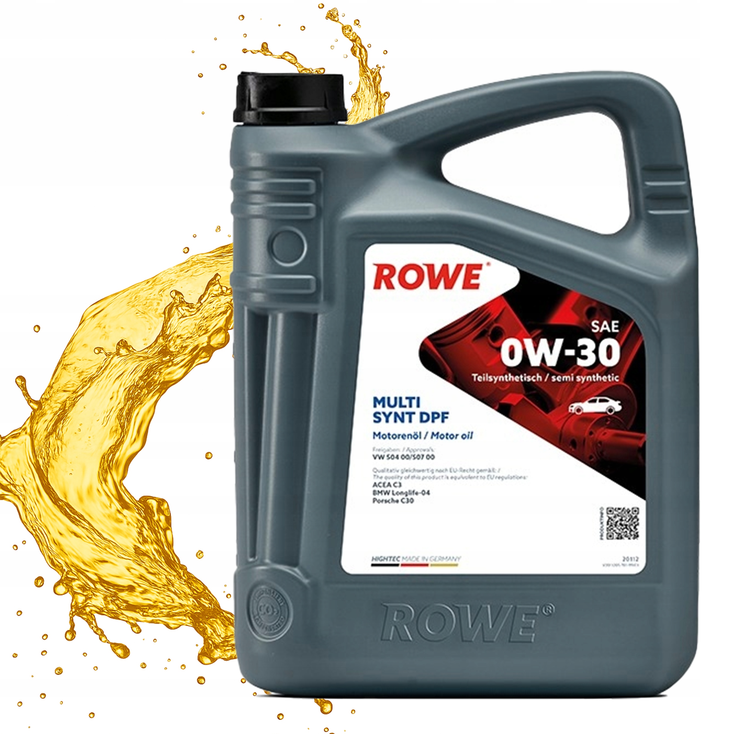 Olej silnikowy Rowe Hightec Multi Synt Dpf Sae 0W-30 5L