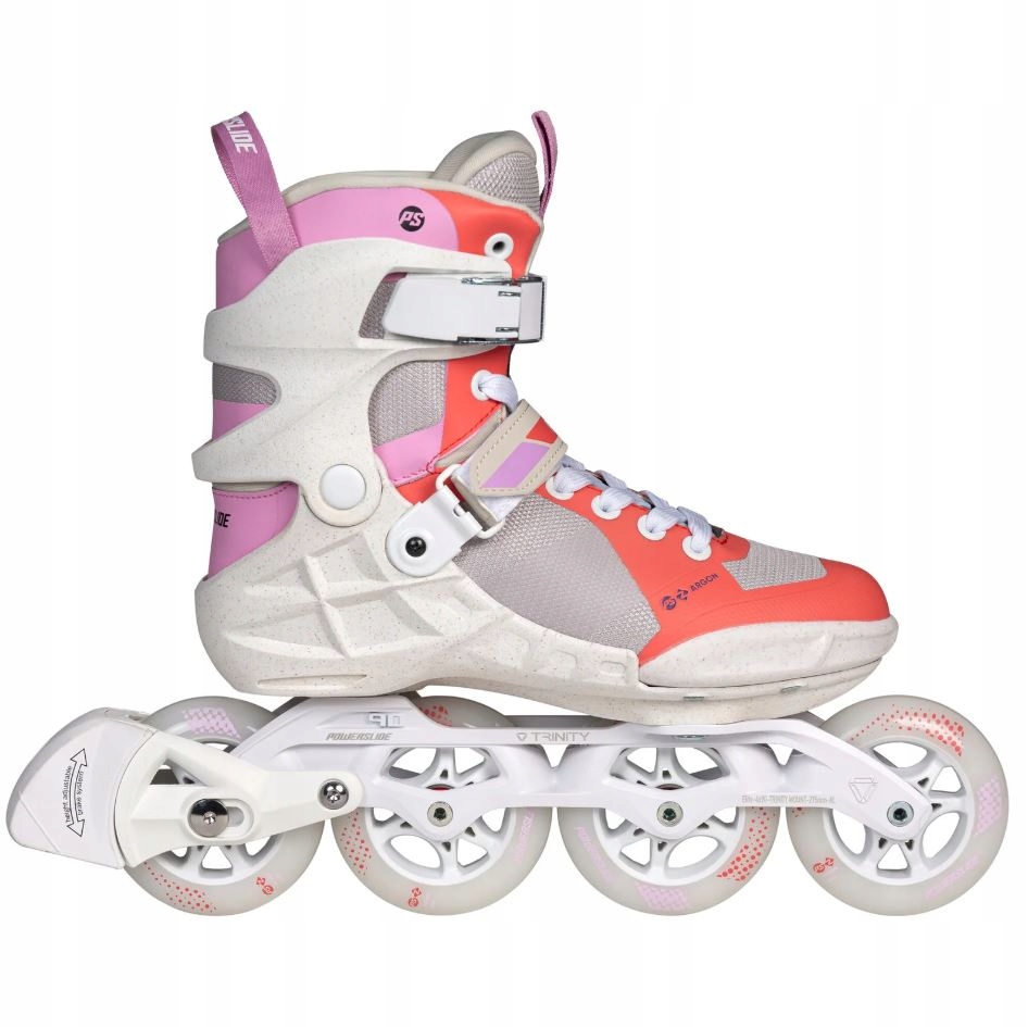 Powerslide Rolki Powerslide Argon 90 Peach, 38, 3x, 90