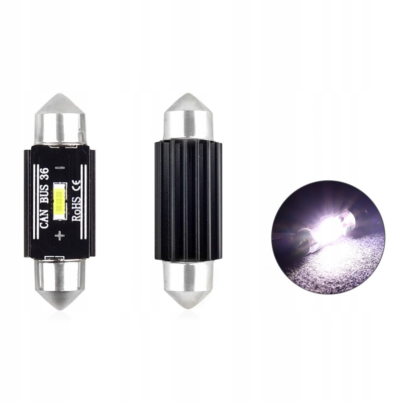 

2szt. Led 1 Smd canbus C5W Can Bus 39 mm festoon