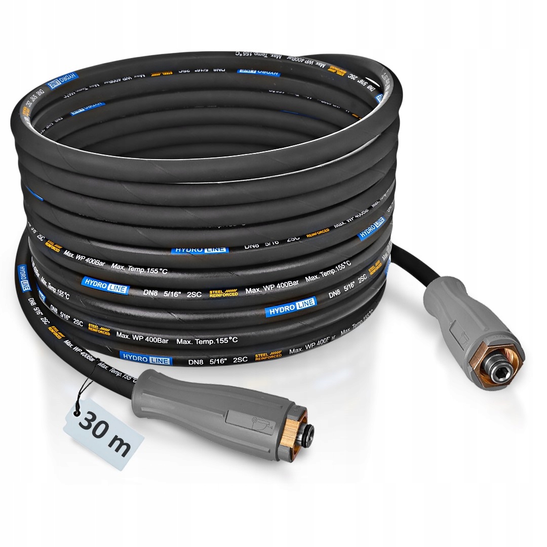 Wąż 30m do myjki Karcher Hd Hds z Easy Lock Force DN8 400Bar przewód 155°C