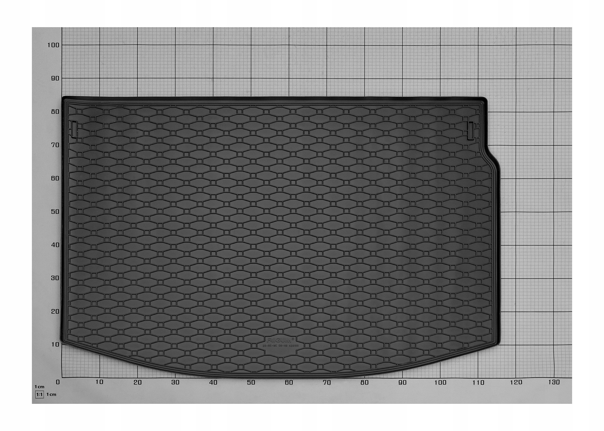 Zestaw dywaników do RENAULT Megane Hatchback od 2009 do 2016 Materiał guma